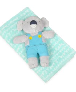 Babymatex Dětská deka David tyrkysová s plyšákem koala