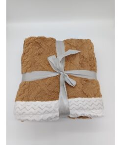 Beránková deka Island oříšek