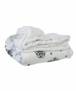 Beránková deka Magic white