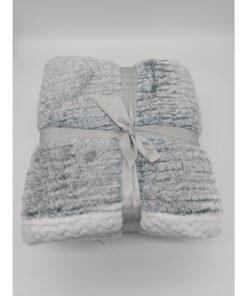 Beránková deka Mramor šedá