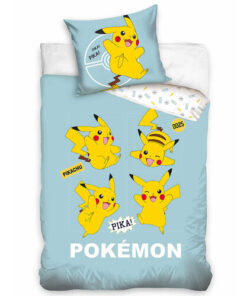 Carbotex Dětské bavlněné povlečení Pokémon Pika Pika Pikachu