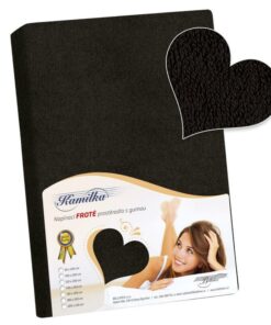 Bellatex Froté prostěradlo černá