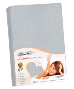 Bellatex Froté prostěradlo středně šedá