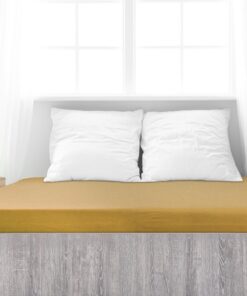 4Home froté prostěradlo Ideál hořčicová