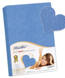Bellatex Froté prostěradlo modrá