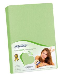 Bellatex Jersey prostěradlo jarní zeleň - Jersey prostěradlo