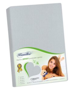 Bellatex Jersey prostěradlo středně šedá - Jersey prostěradlo