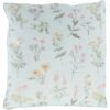 Polštář Květy světle modrá