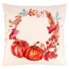 Polštář s výplní Dýně a listí sametová