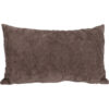 Polštářek Chenille Dark brown
