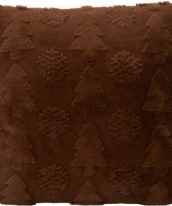 Polštářek Little Trees hnědá