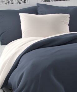 Kvalitex Saténové povlečení Luxury Collection bílá/tmavě šedá
